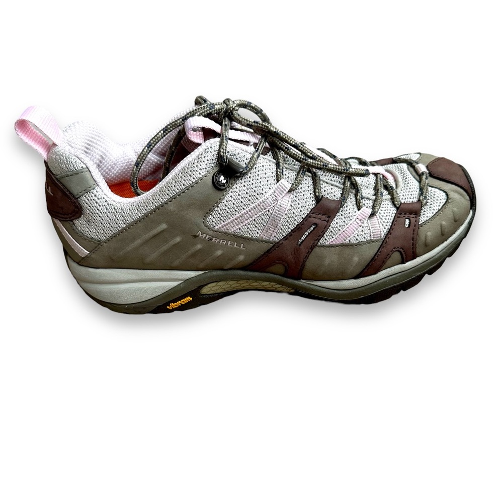 Merrell Womens Siren Sport Waterproof Hiking Shoe size 8.5 Charcoal/Pink